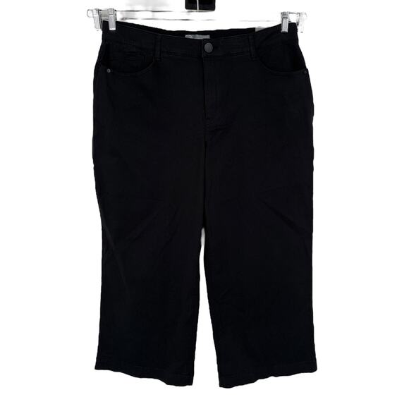 Wit & Wisdom Sam High Rise Ab Solution wide leg jeans black size 18 - Picture 1 of 8